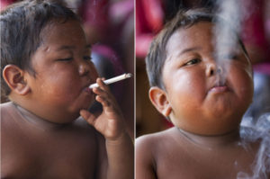 smoking baby, good boy, indonesian smoking baby